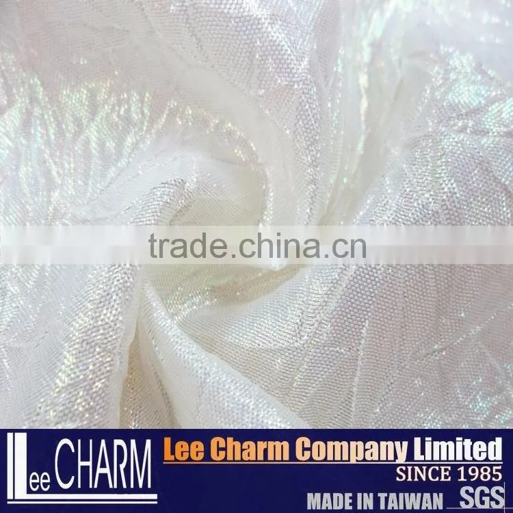 100% Polyester Metallic Luster Textile Fabric