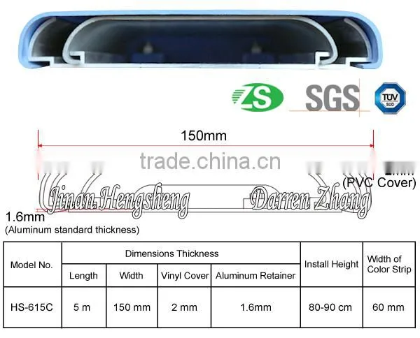 Professional Manufacturer Parking Wall Guard / EVA Wall Protector / Wall Corner Guard