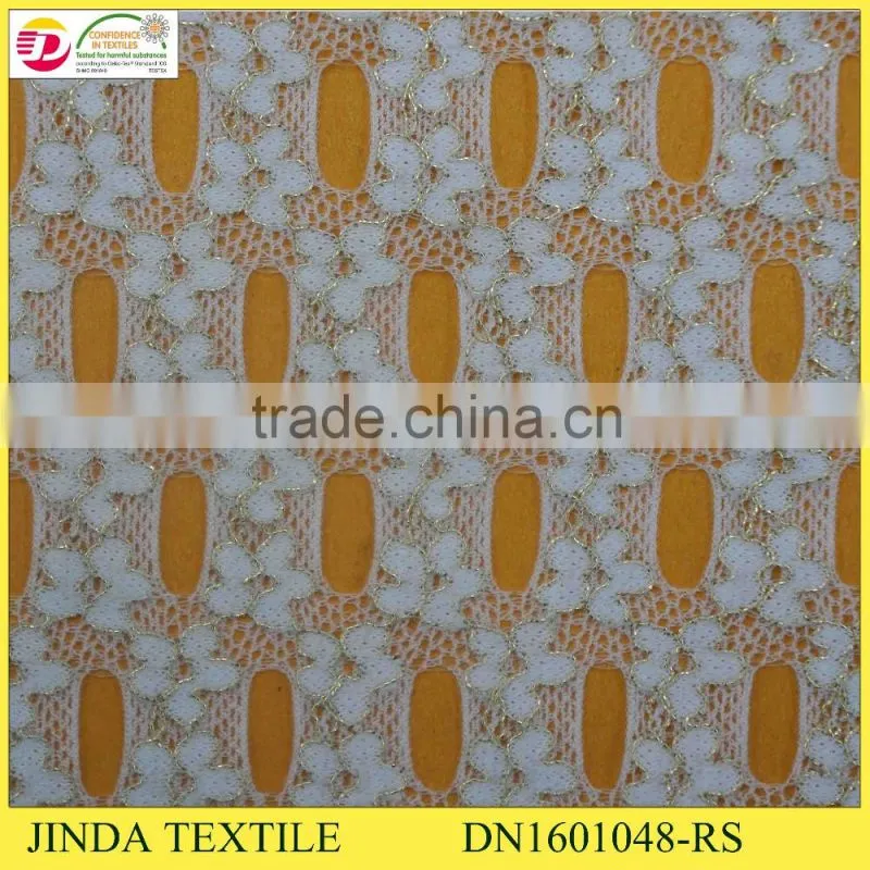 2016New Arrival Nylon Spandex Small Flower Lace Fabric For African Market
