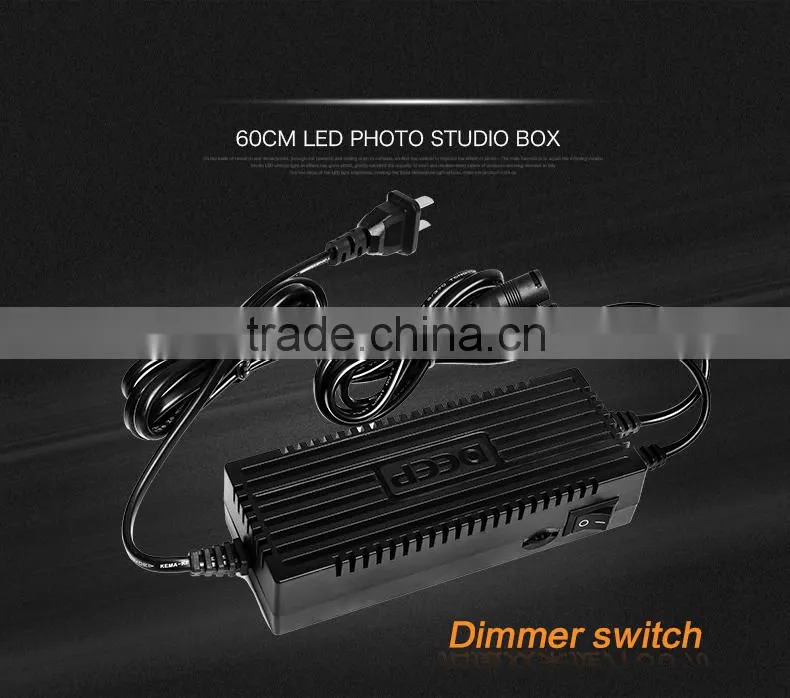 60cm*60cm LED video light box Studio Video Lighting boxfor Photography with dimmer switch