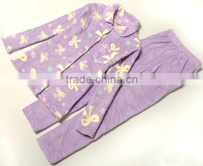 Girl's Warm Coral Fleece Pajama