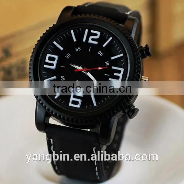 2015 high quality charming design geneva men watch