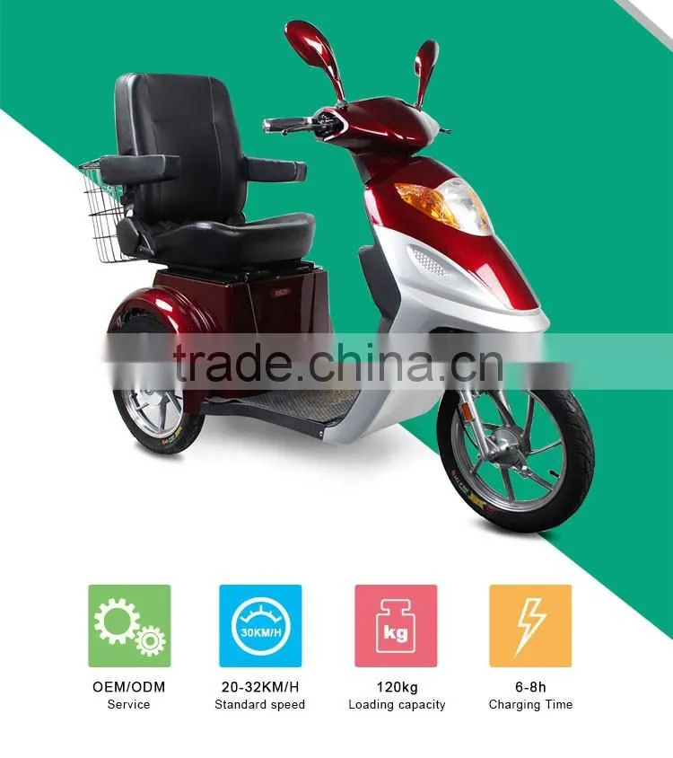 Excellent Quality Double Seat Electric Tricycle Used