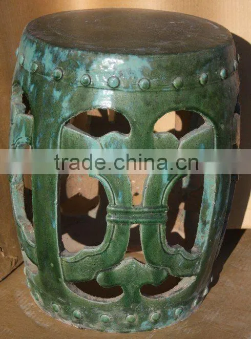 Modern Chinese Ceramic Porcelain decorative Stool