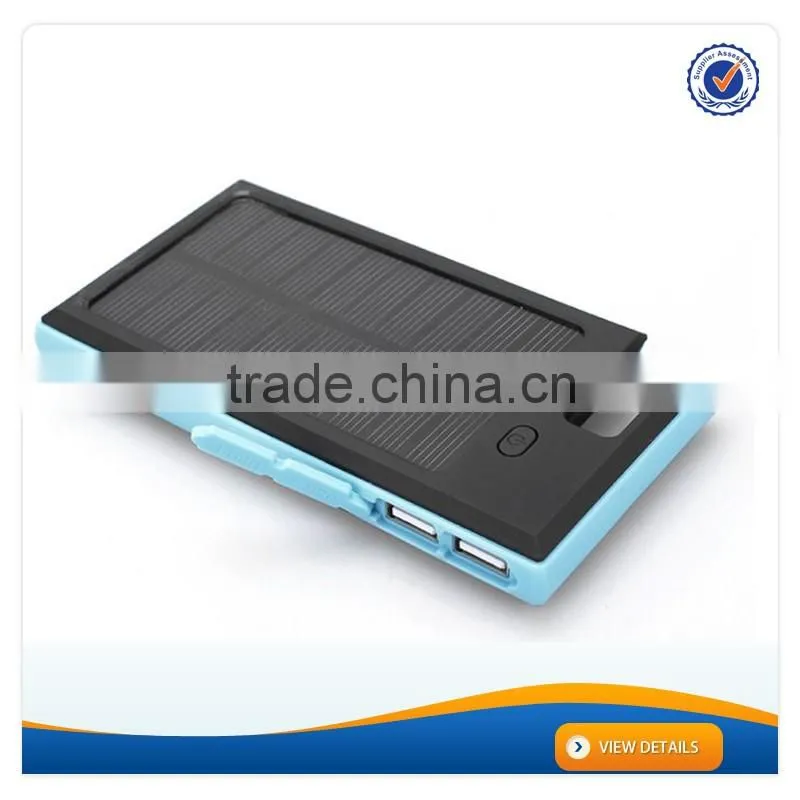 AWC710 10000mAh Universal Hi-tech Waterproof Solar Power Bank Portable Solar Panel Charger With Led Light