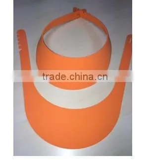 wholesale custom EVA visor caps hats with EVA patch logo and elastic strap