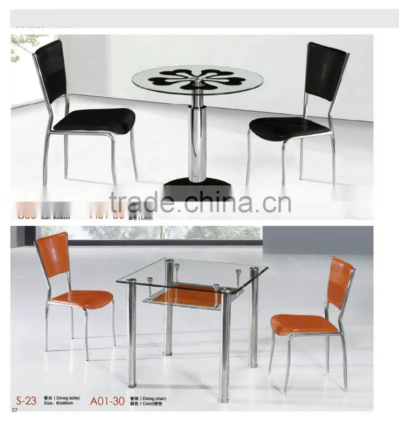 for 4 people extendable glass dining table factory sell directly YY31