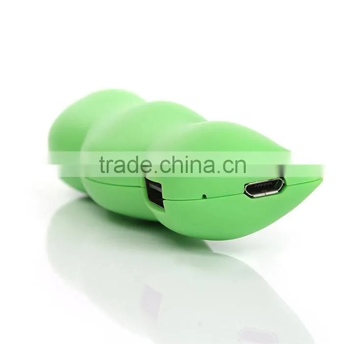 new products 2016 hyacinth bean design slim power bank 3000mah