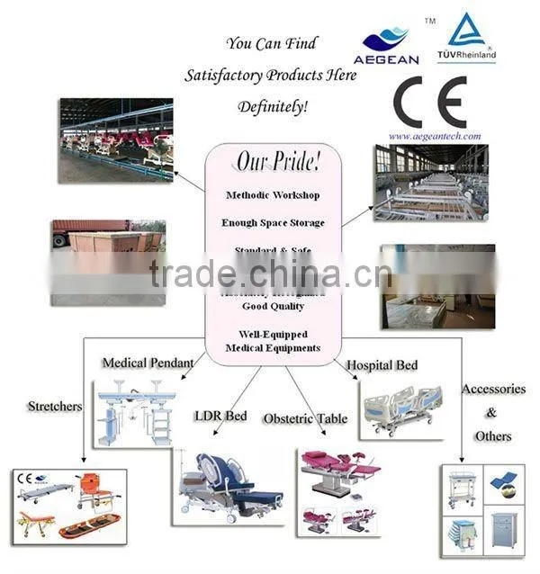 AG-OBT002 adjustable hospital cama escritorio