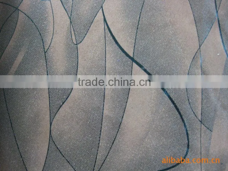 knitted bronzing flock fabric for upholstery