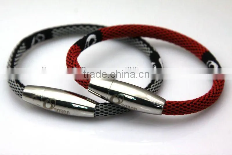 power wristband balance energy bracelet with negative ion