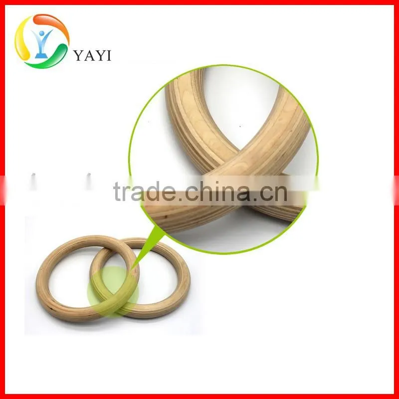 Olympic Strength Training Wooden Gym Ring