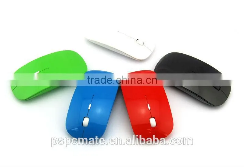 Ultra Thin Pink Wireless Optical Mouse Pink Laptop PC Mac Linux ship from China