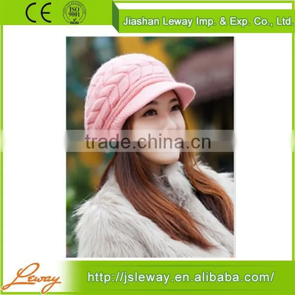 New Design Fashion Winter Knitted Beanie Cap