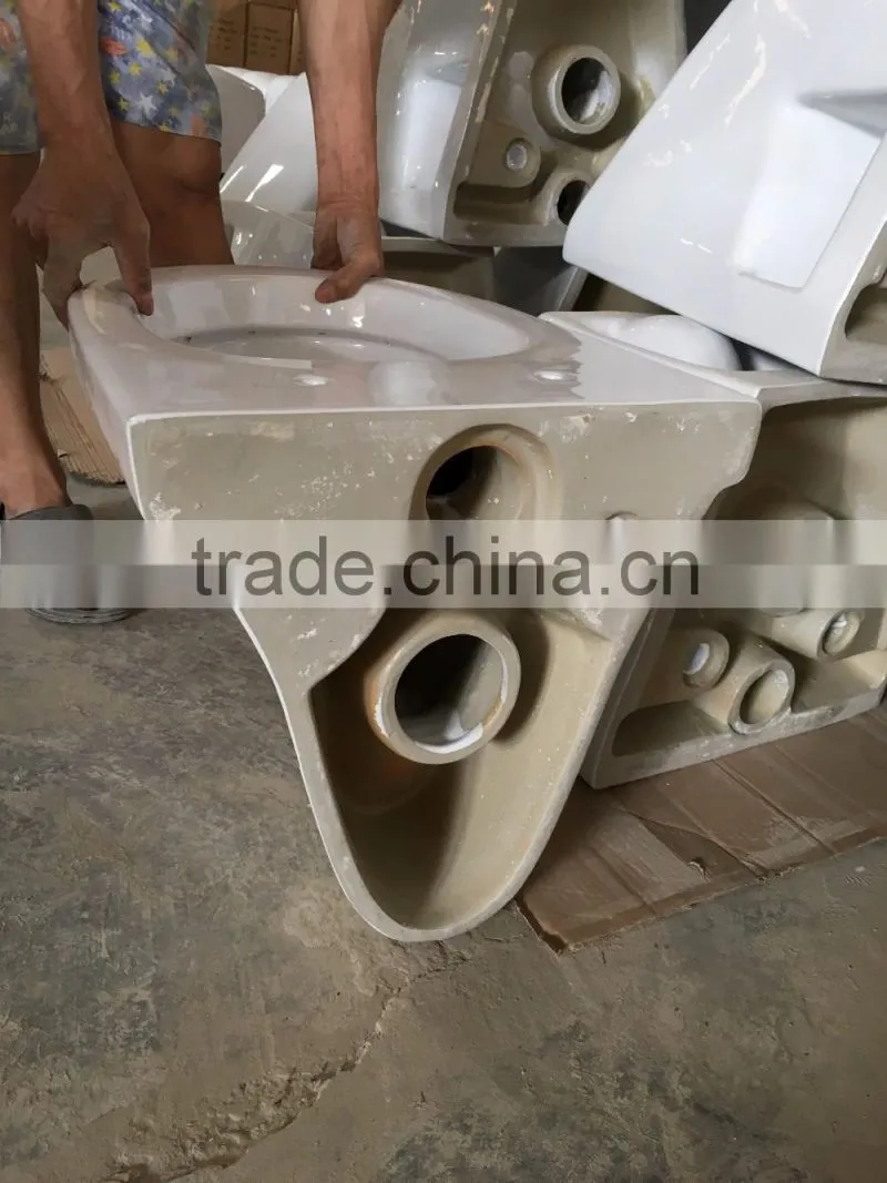 Made in china ceramic with wall-hung toilet bwol