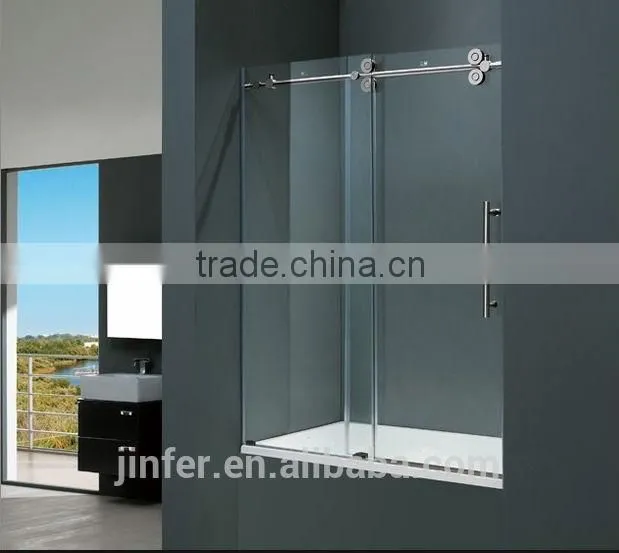 Stainless Steel Sliding Shower Door Doube Rollers