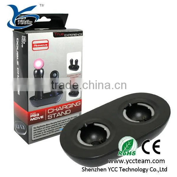 for PS3 Move charger, ps3 move charger with color box or plastic packing