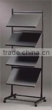 Black color flyer display racks