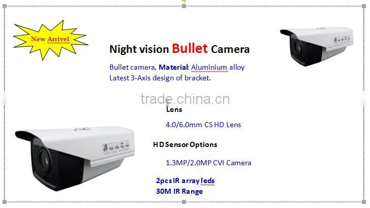 Hot new products hd CCTV Camera 1080p bullet CVI camera cheap price