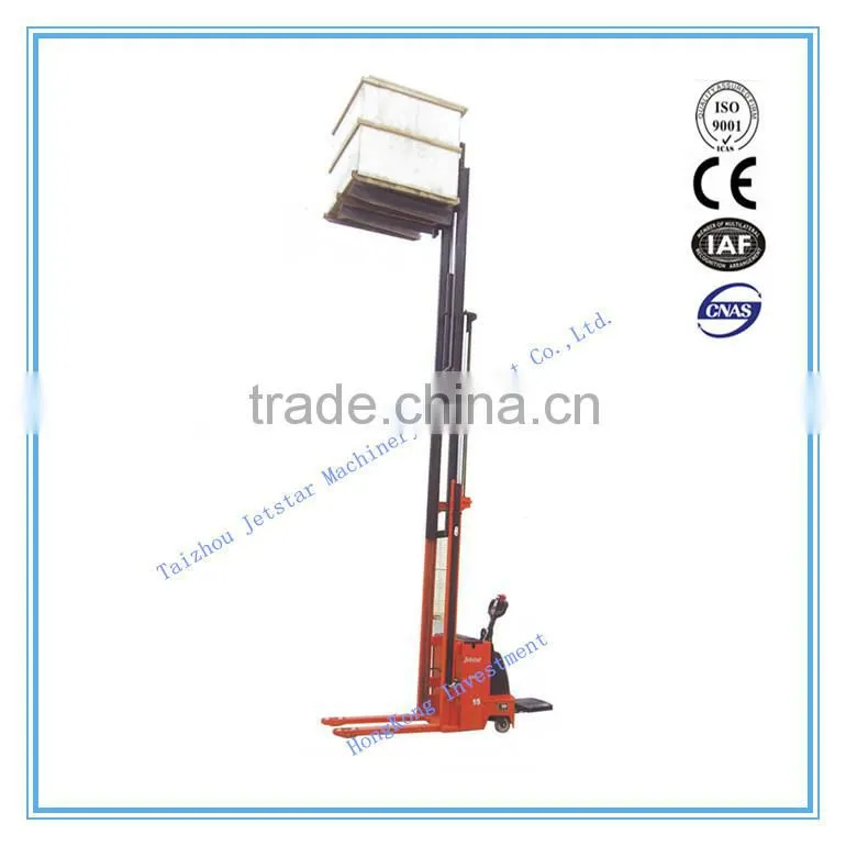 Hot Sale Hydraulic Lift Reach Electric Stacker for Sale