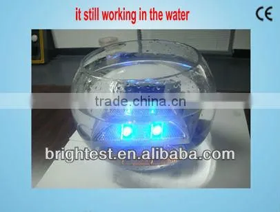 Aluminium CE,RoHs Certificate LED solar road stud/solar road marking reflectors