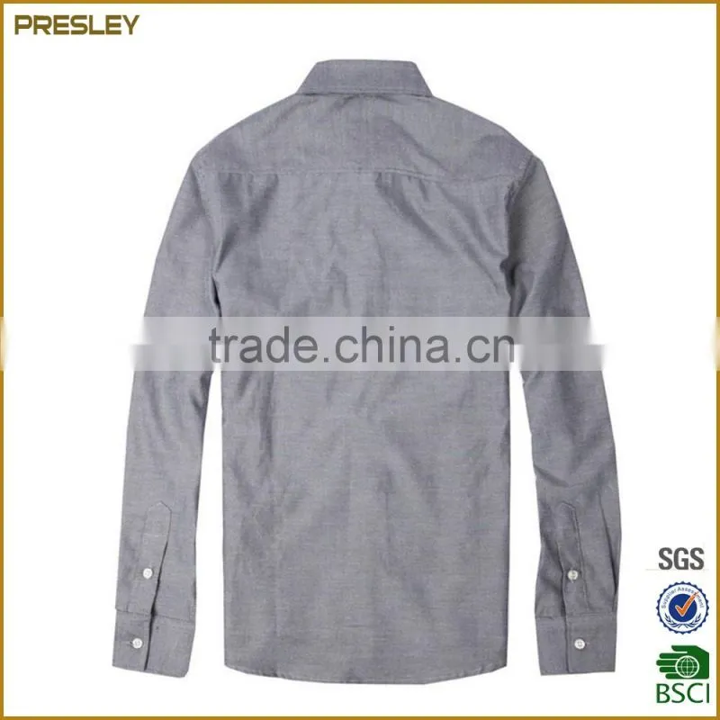 wholesale mens dress shirts men formal long sleeve oxford shirt from China