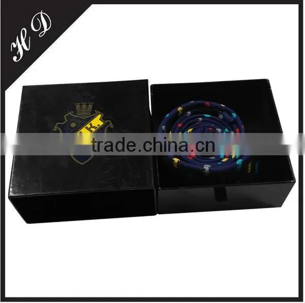 Cheap Black Necktie Gift Drawer Box