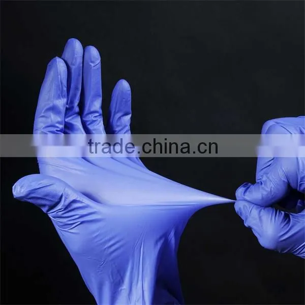 For food and medical usage disposable nitrile gloves