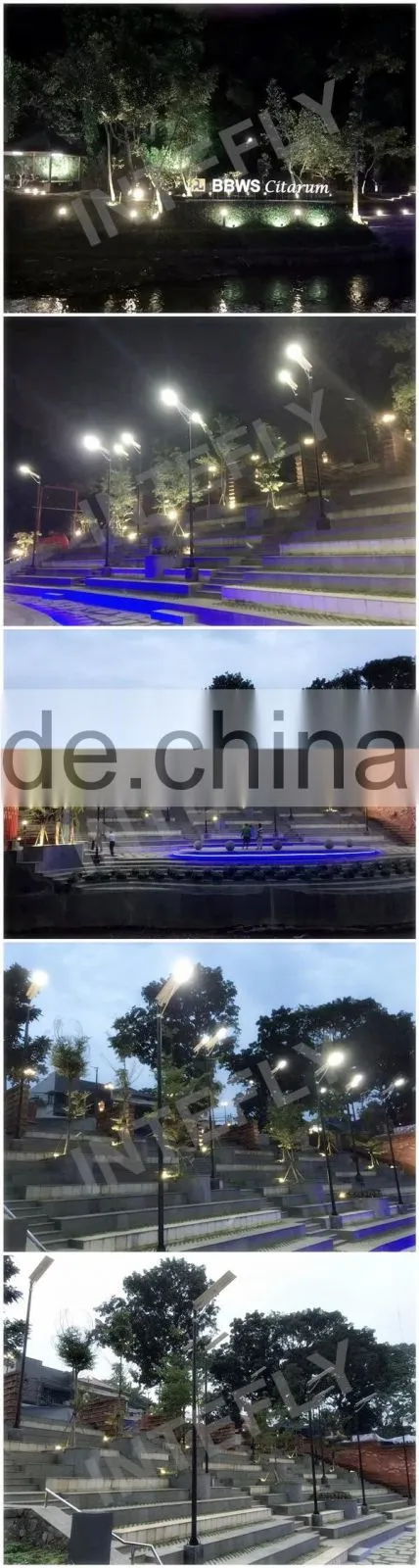 With APP High Brightness Integrated Solar LED Highway Light 100W