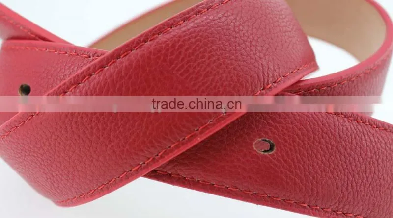 30Mm Women's fashion PU belt with High quality leather in chinese factory