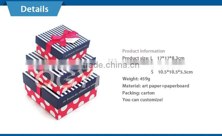 manufacturer custom logo wedding invitation gift box