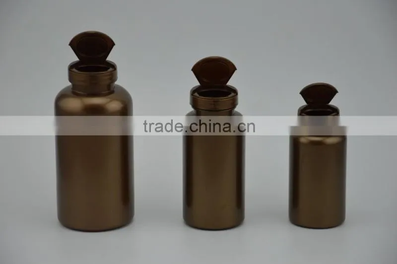 High Quality PET flip top pill bottle