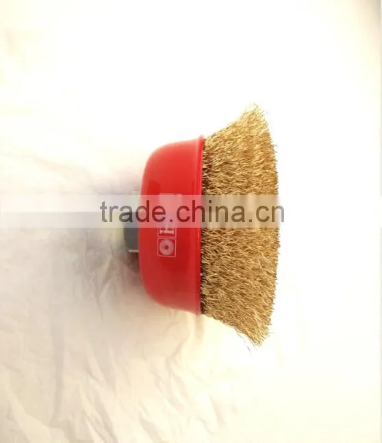 crimped wire cup brush, diameter 100mm or 4"