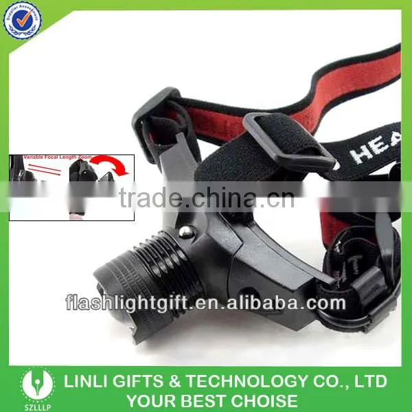 Cree Led Zoom AAA Or 18650 Headlight