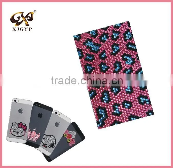 rhinestone skull stickers/rhinestone number stickers/rhinestone wall sticker
