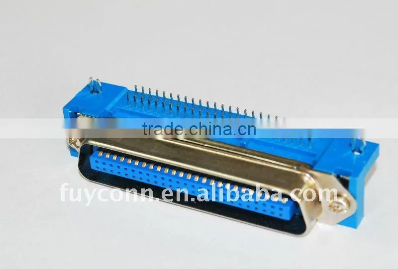 57RR Centronics Connector PCB 90 Degree male plug type