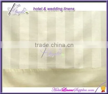 fitted sheets, stripe fitted bed sheets for hotels, motels--with skirting walls