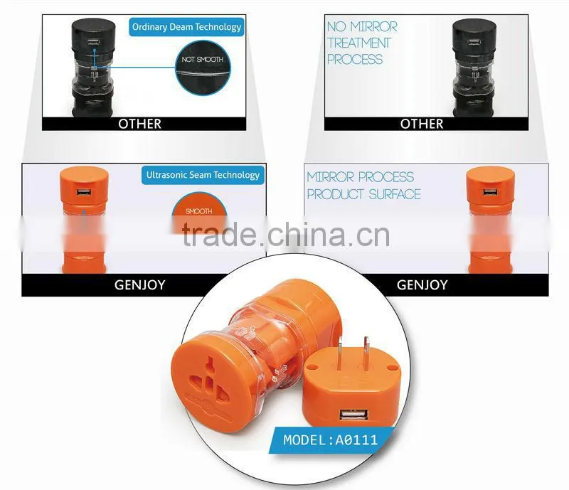 Universal UK US to EURO Travel Adapter Items smart travel adapter with usb charger