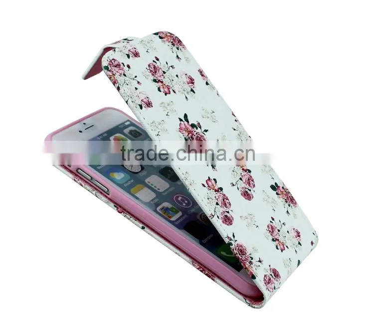 2015 Newest Owel Printings Phone Case Lift Flip Leather Case With Card Slot For iPhone 6