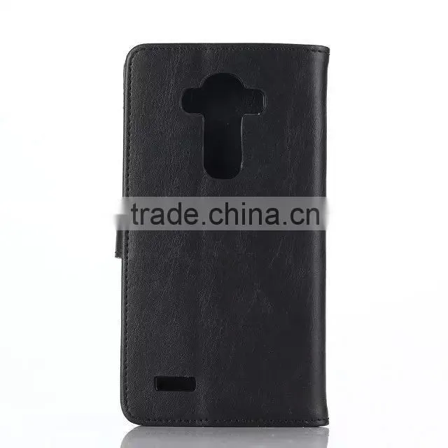 2015 book style leather case for lg g4,business type case for lg g4,with card slot