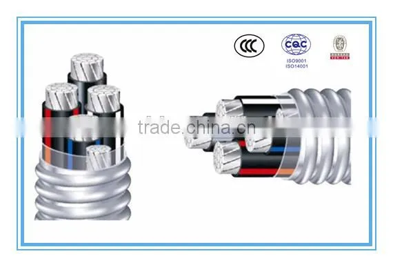 YJLHV8(AC90) Aluminum alloy conductor XLPE insulated and aluminum alloy strip armored power cable XLPE insulation armored cable