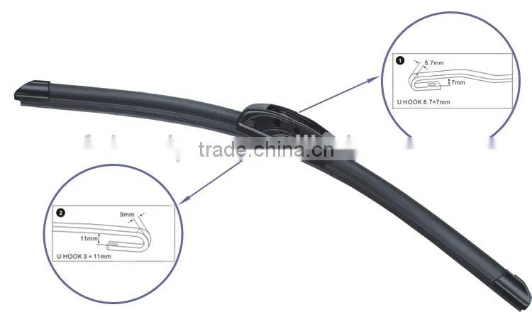 Best selling silicone windshield wipers auto parts car wiper blade car accessories