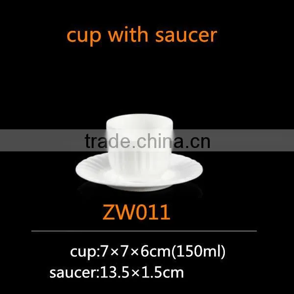 200ml bone china ceramic tea cup unique shape coffee cup and saucer