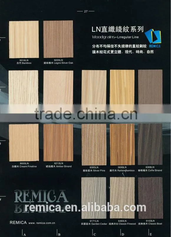 Woodgrains hpl High-Pressure Laminate sheets(lrregular line)