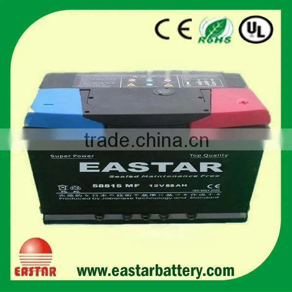 JIS Standard 12v 70ah Car battery 80D26L hybrid car battery