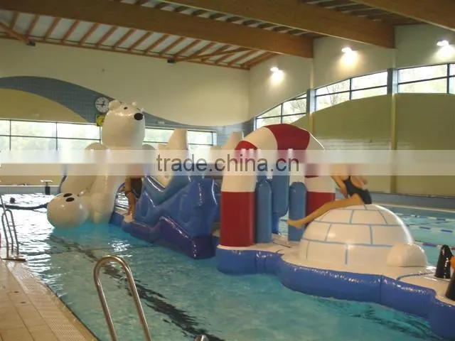 PVC 0.9mm Inflatable pool water Obstacle swimming pool toy