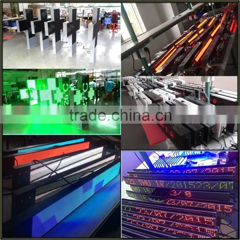 Dual Color RG P10 16x32 dot outdoorled led display screen module