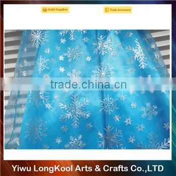 Wholesale lovely girl elsa dress cosplay costume in frozen princess dress top quality chiffon girl dress