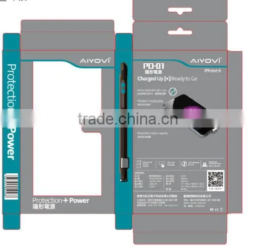 All kinds of colors Mini wireless Backup Battery case 5.5'' for Iphone 6plus