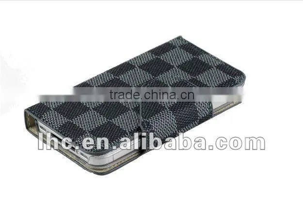 fashion design leather for iphone4 cover with deautiful appearance
